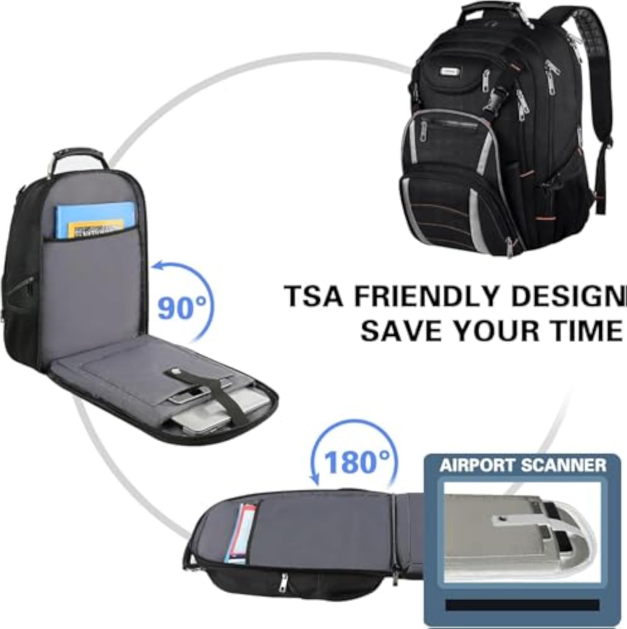 Travel Laptop Backpack for Men
